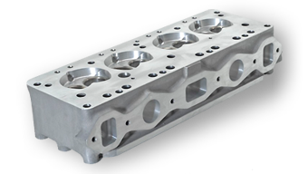 CNC ported 4 cylinder head