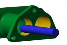 100mm inlet manifold gas-flowing